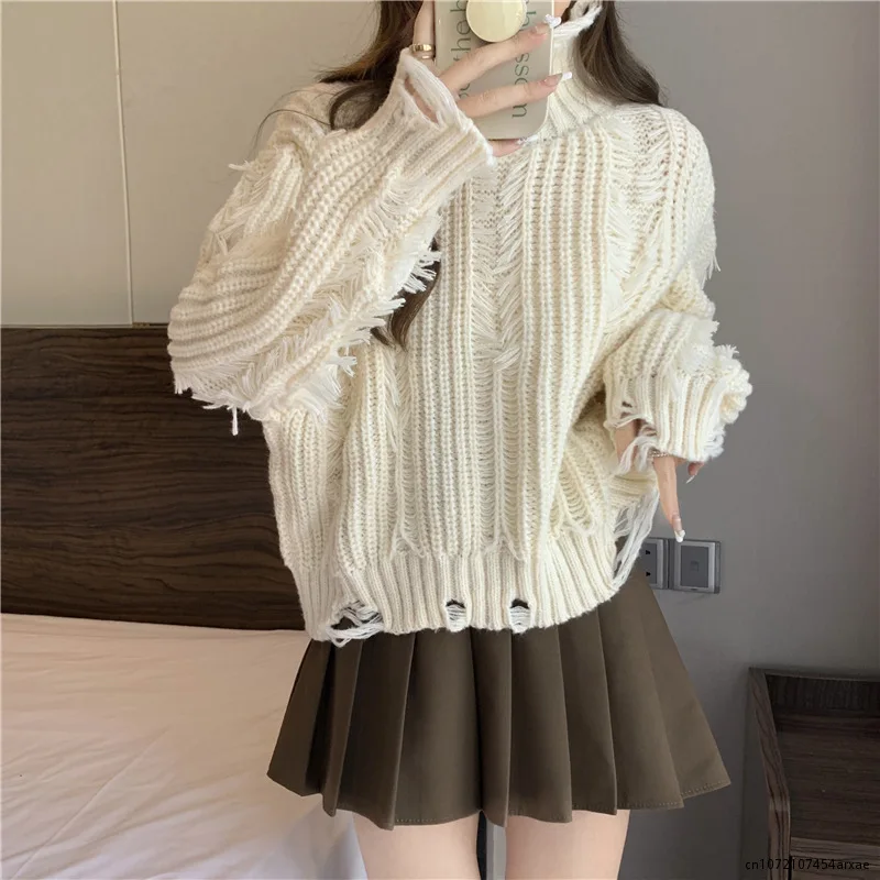 

Autumn Winter Women Sweater Pullovers Turtleneck Cashmere Sweater Women Knitted Pullover Fashion Keep Warm Loose Tops