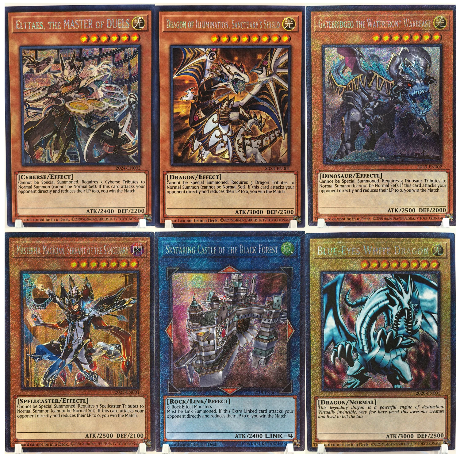 Фото Yu Gi Oh Elttaes, MASTER of DUELS WCS ESR SR UR Игрушки Хобби Хобби Коллекционные предметы Коллекция игр Аниме Карты №2
