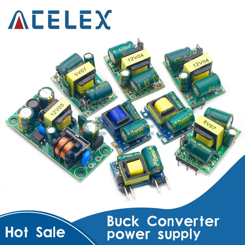 AC-DC 3.3V/5V/12V Precision Buck Converter AC 220v to 5v DC step down Transformer power supply module 1A 12W