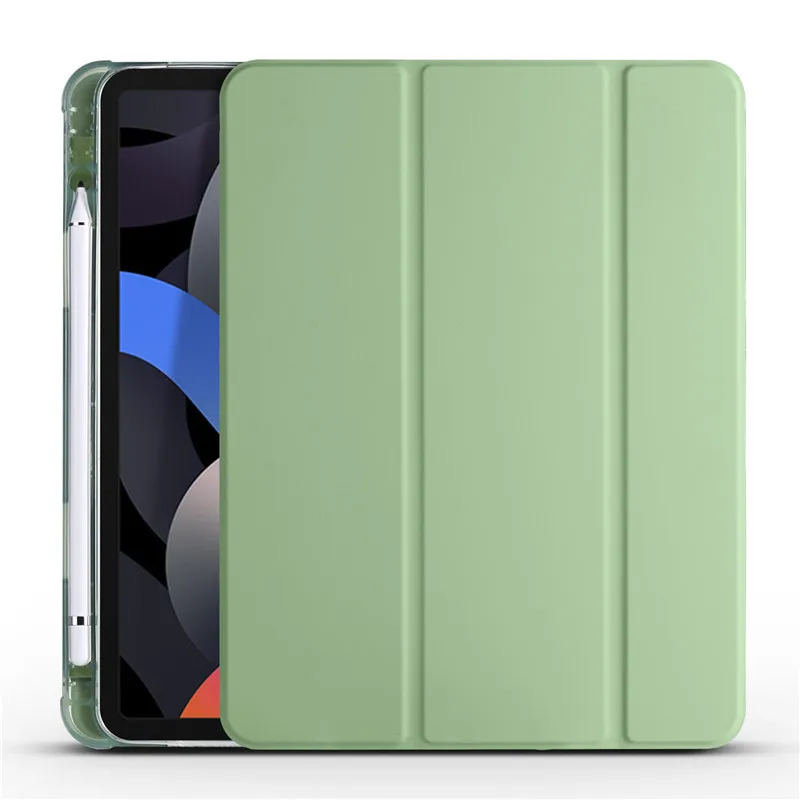 

For iPad 6th 8th 9th Gen Case Tri-Fold Leather Smart Cover For iPad 10.2 9.7 Air 4 3 2 1 iPad 9 8 7 6 5 Case With Pencil Holder