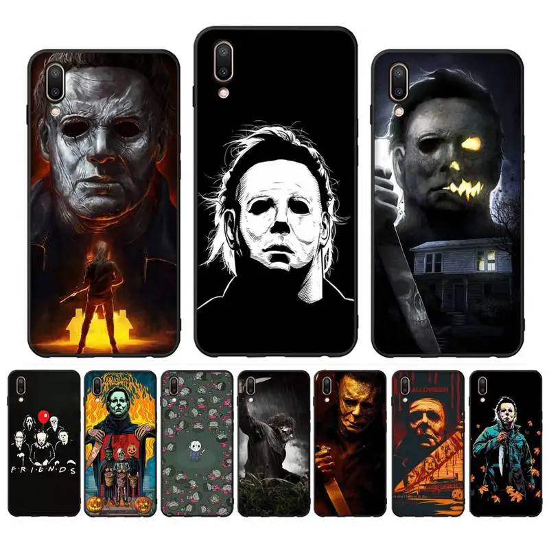

The Curse Of Michael Myers Horror Movie Phone Case Case For Oppo Reno Realme C3 6Pro Cover For vivo Y91C Y17 Y19 Funda Capa