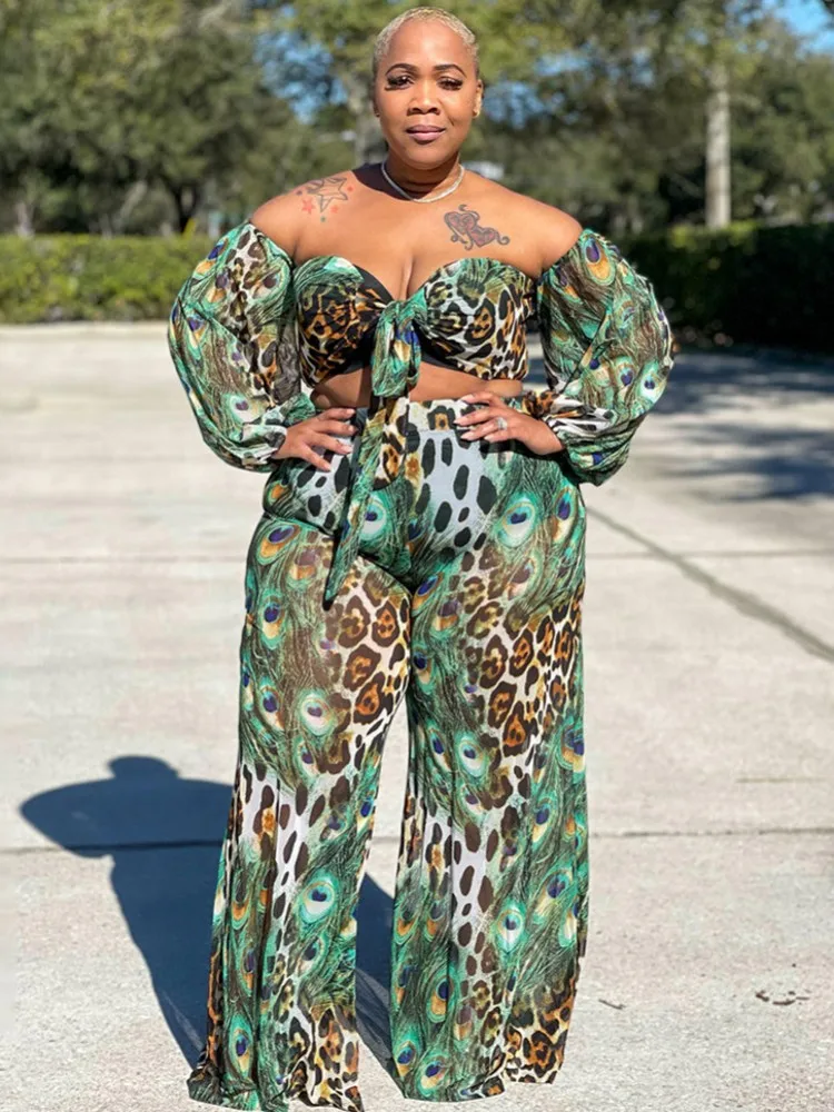 

2022 Дашики, традиционный Африканский комплект из двух предметов, женские африканские облегающие топы и брюки с принтом, африканские комплек...