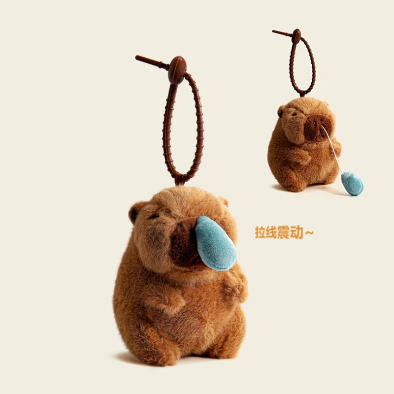Фото CuteCapy Bag Charm Очаровательный плюшевый брелок Snotty Уникальный кулон на рюкзак №3