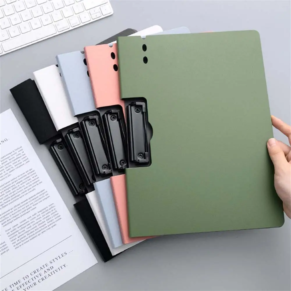 

School Supplies Document Organizer Memo Clip Board A4 File Folder File Clipboard Writing Pad Clamp Test Paper Storage