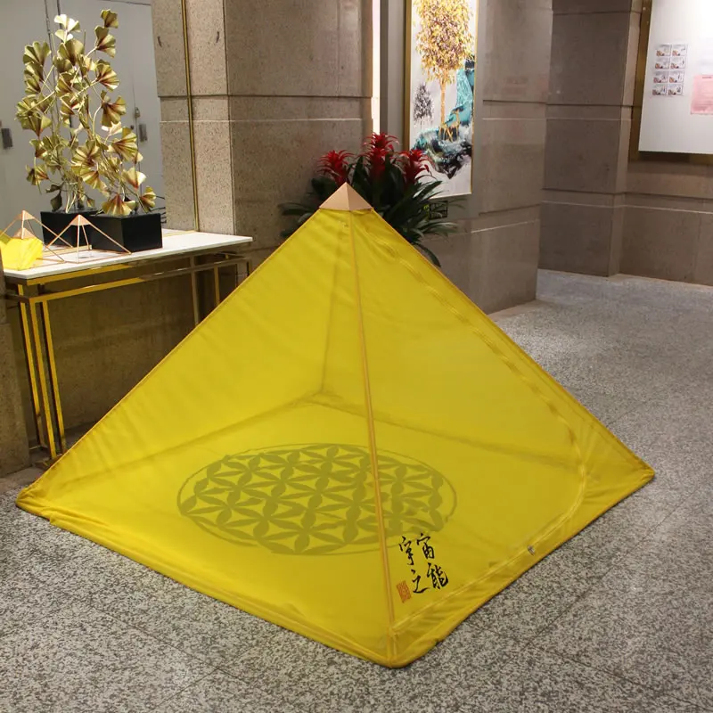 Полностью медный кронштейн для медитации в виде пирамиды приемник космической