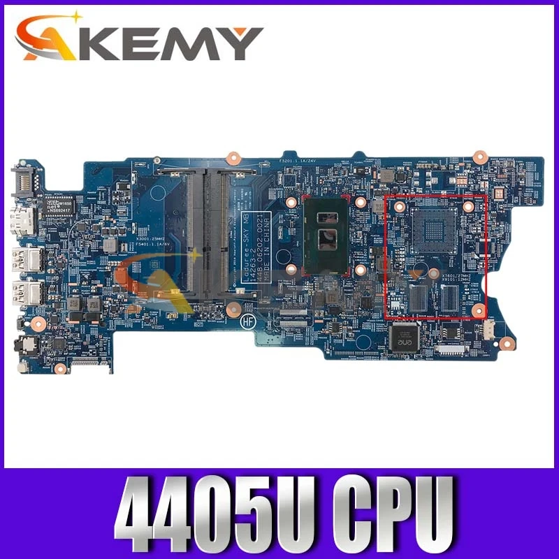

For HP X360 15-BK 15-W 15T-W M6-W Laptop Motherboard With SR2EX 4405U CPU 860591-601 448.06202.0021 MB 100% Tested