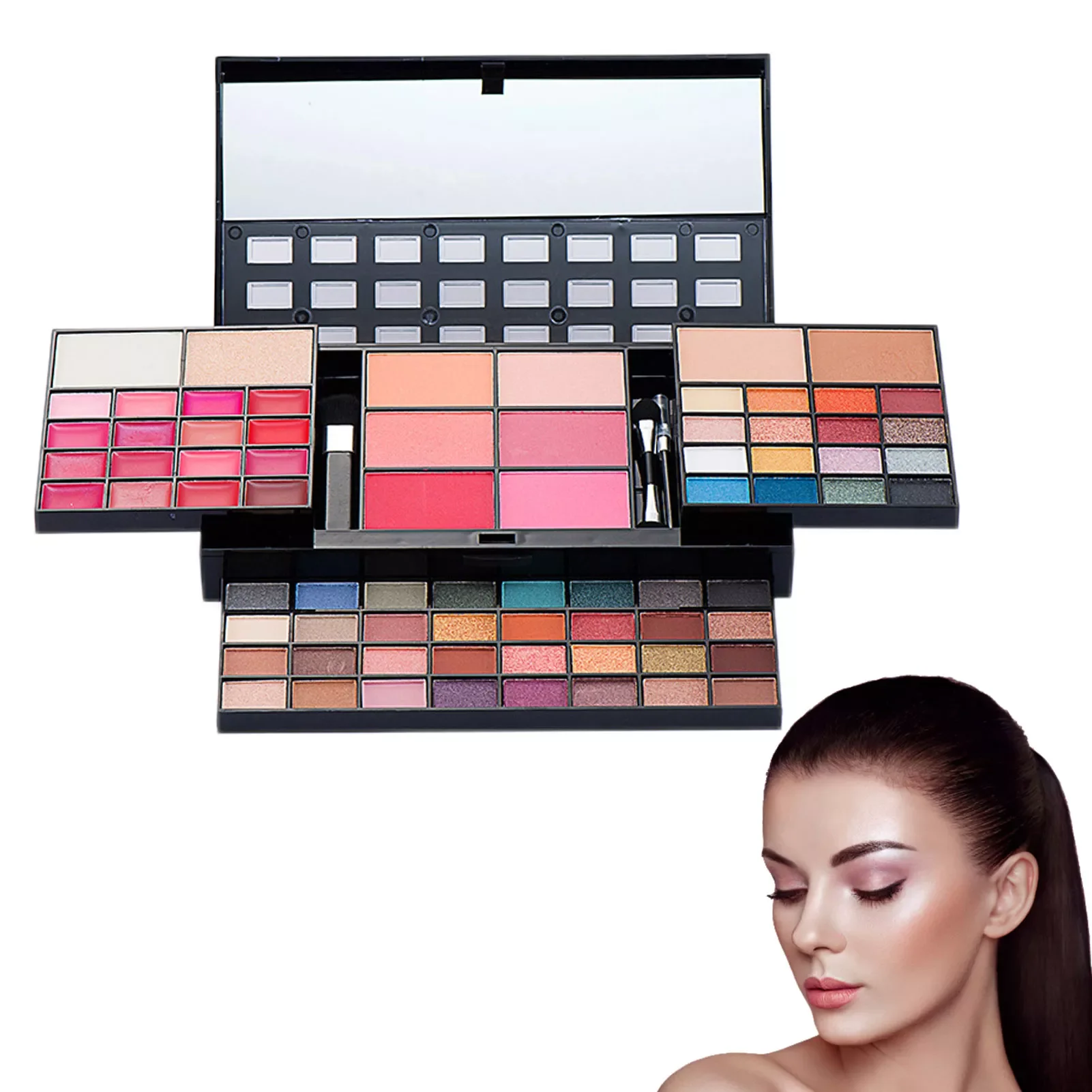 

NEW Makeup Sets Cosmetic Kit Silky Glow Cosmetic Kit Create Perfect Look Attract Attention Eyeshadow Palette Combination With Bl