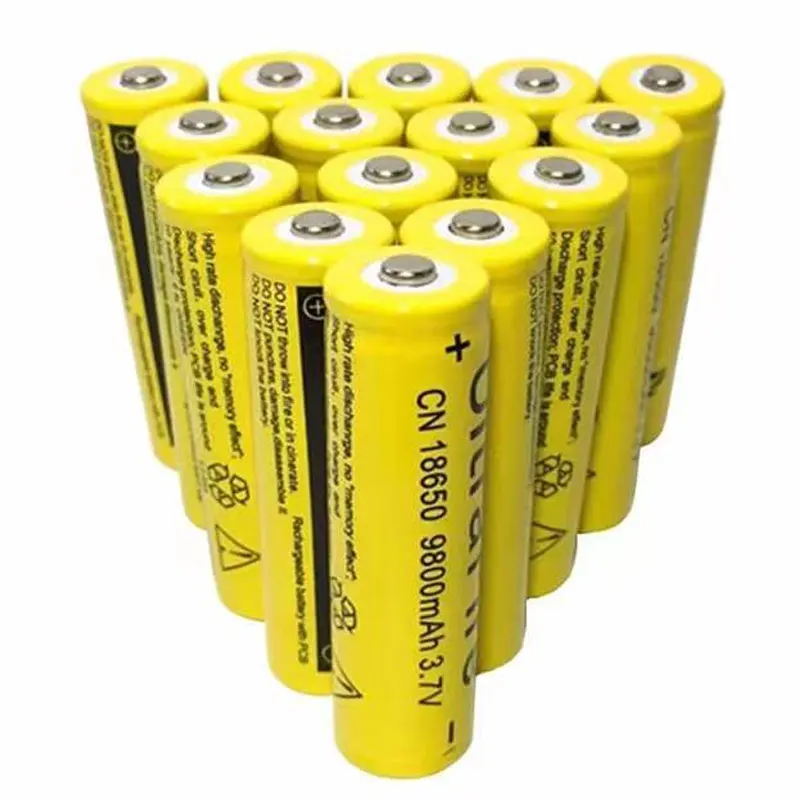

New 18650 battery 3.7V 9900mAh rechargeable liion battery for Led flashlight Torch batery litio battery+ Free Shipping