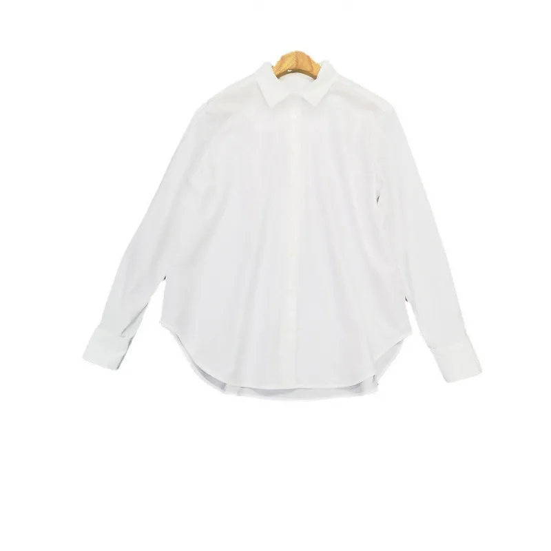 Весенний новый нишевый дизайн свободный крой элегантный универсальный топ с