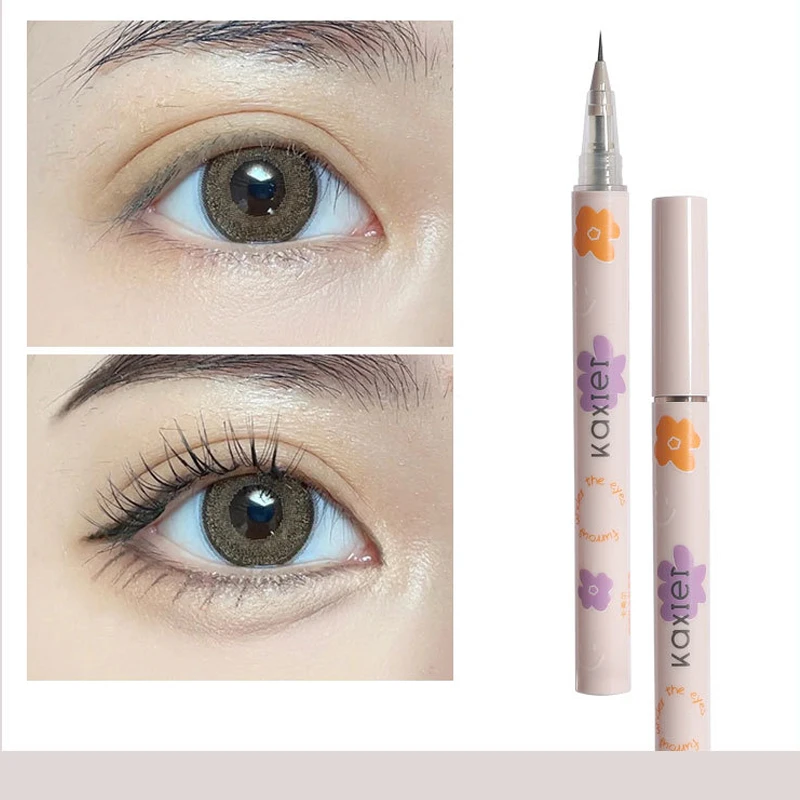 

Kaxier Natural Lying Silkworm Shadow Pen Durable Waterproof Not Easy to Smudge Brown Quick-drying Ultra-fine Eyeliner Pen