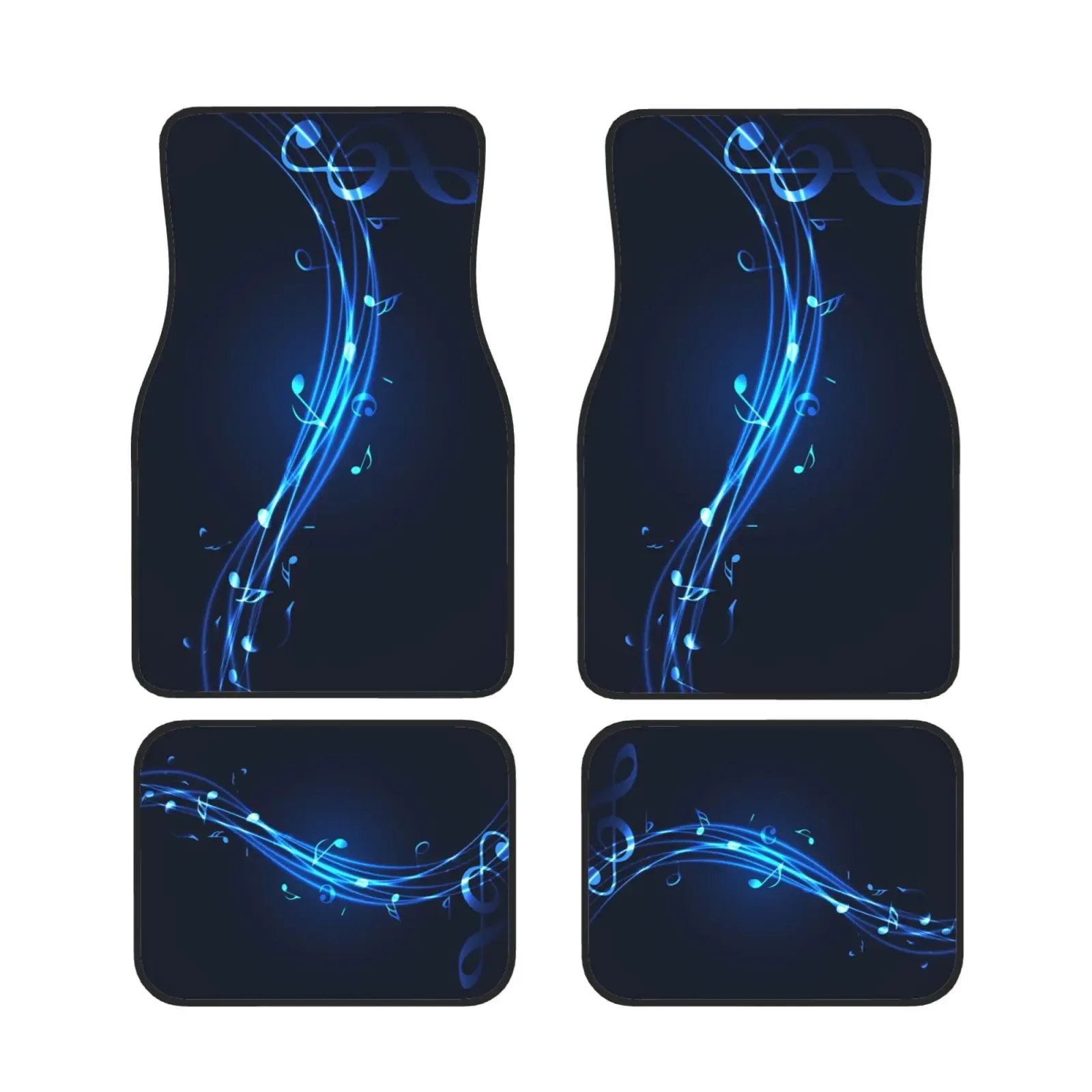 Синий музыкальный коврик для ног набор из 4 предметов автомобильный напольный