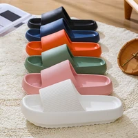 thick soled cool slippers home in summer womens bathroom bath room anti skid odor proof and wear resistant couple slippers