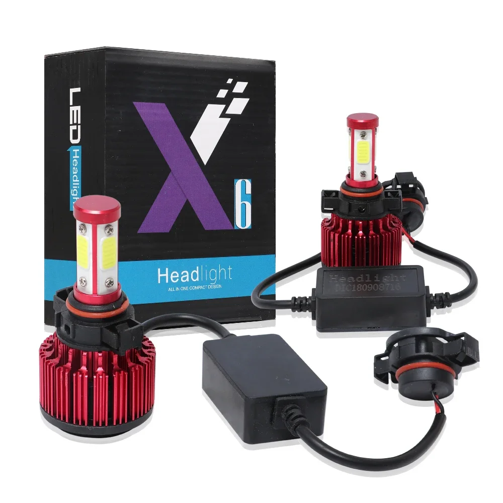 

5202 50W Car LED H4 H7 H1 Canbus 50W 12000LM H8 H9 H11 HB3 9005 HB4 9006 9012 Hir2 LED Headlight Bulb Auto Fog Light 12V