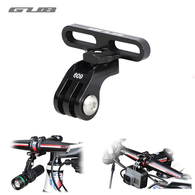 

GUB 30g Aluminium Alloy Bicycle Camera Holder Mount Bike Stem Extender Cycling Handlebar Camera Adapter For GoPro Torch holder