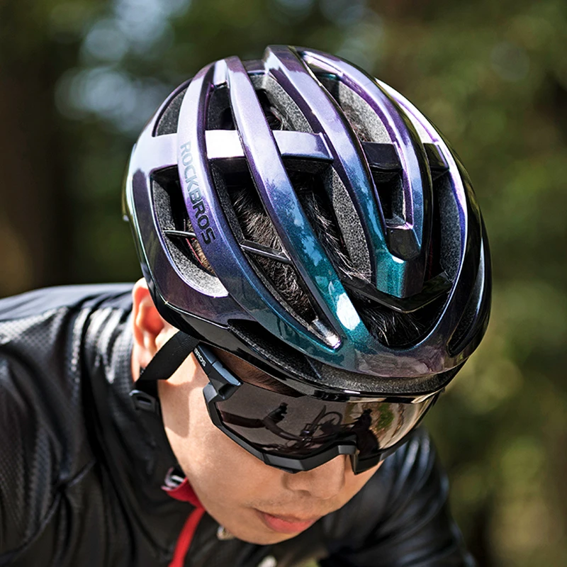 

Bicycle Helmet Intergrally-molded Ultralight Shock Resistance Colorful Unisex MTB Bike Cap Breathable Cycling Equipment