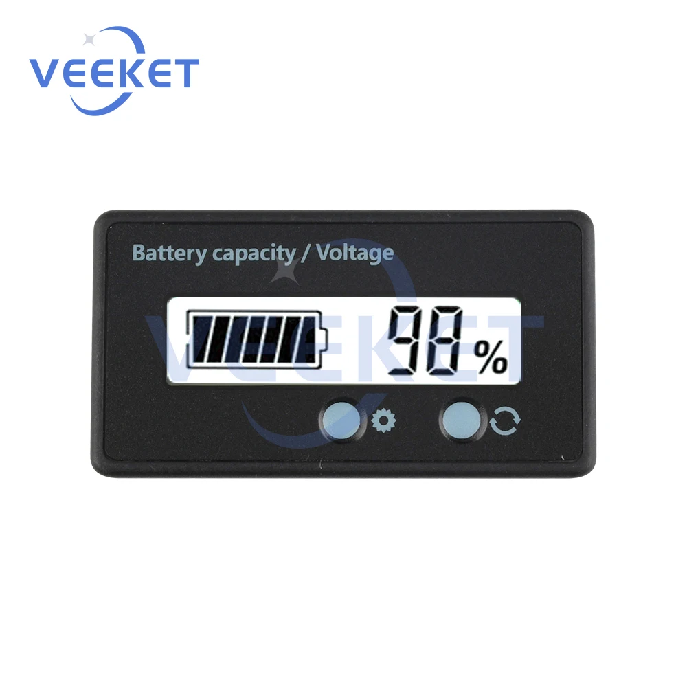 

Индикатор емкости свинцово-кислотных литиевых аккумуляторов 7-100 в 6-73 в 12 В 24 в 48 в автомобильный мотоцикл цифровой вольтметр тестер напряжения измерительный прибор