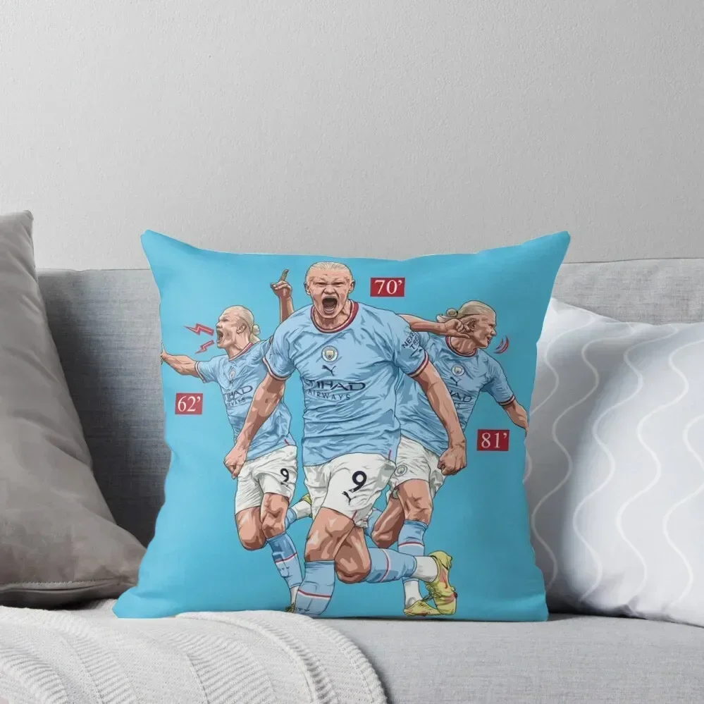 Erling Haaland Декоративная подушка Подушка Декор Кумы Чехол