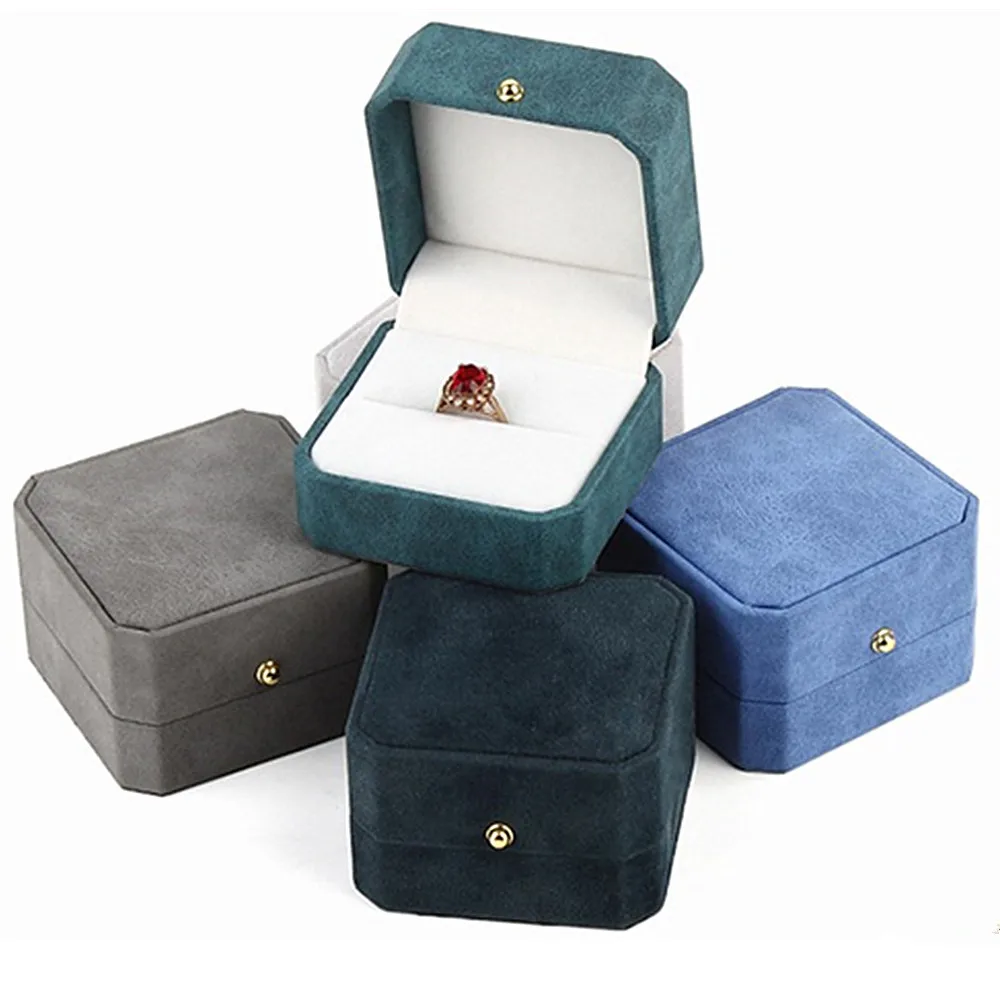 

Новинка 2023, бархатная шкатулка для ювелирных изделий, подвески, ожерелья, цепочки, кольца, упаковка для хранения, чехол, Подарочная коробка, ...