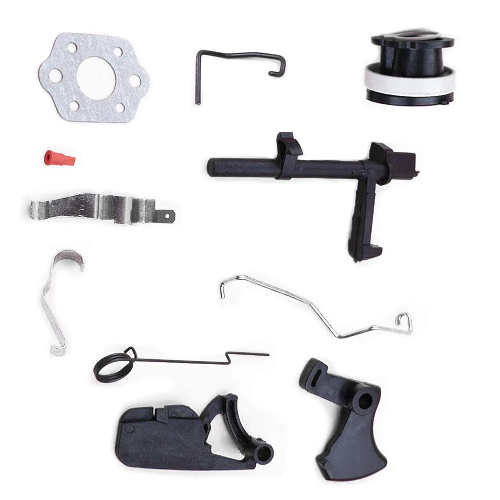 

1 Set Throttle Spring Rod Lever Fuel Tank Vent Plug Carburetor Gasket For MS180 018 MS170 017 Chainsaw Replacement Parts