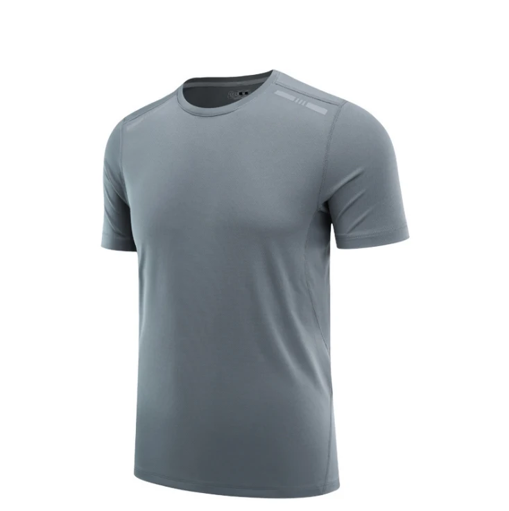 

Pure cotton sports short sleeve round neck advertising custom logo cultural shirt sportswear T-shirt printing CHE324