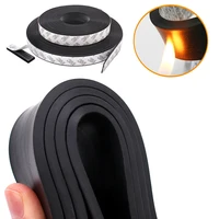 50cm black silicone rubber strip self adhesive seal gasket anti skid shock absorption high temperature resistant sealing strip