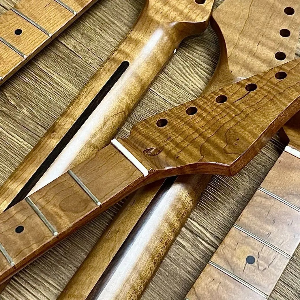 

Гитарный гриф с текстурой кленового тигра St carbon, подходит для регулировки головки электрогитары ST