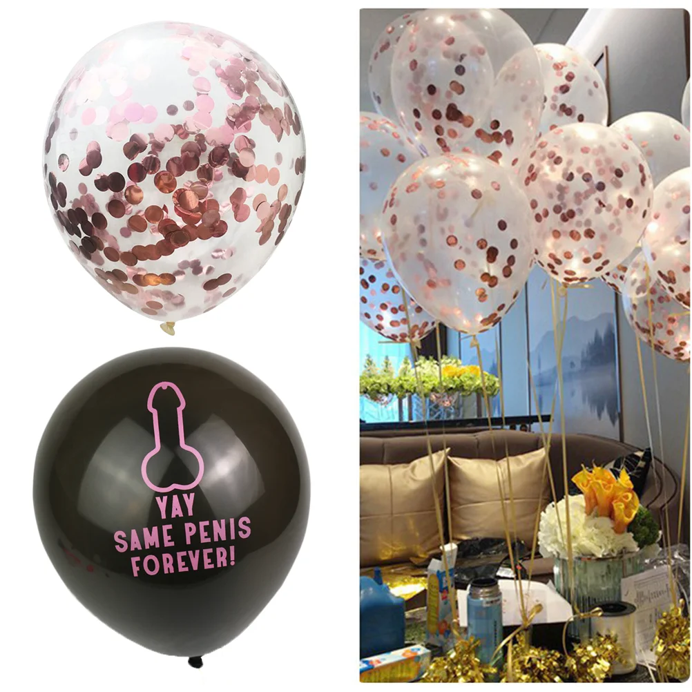 

Balloons Party Hen Bachelorsingle Latexbridal Shower Golden Balloon Ornament Bachelorette Supplies Decorations