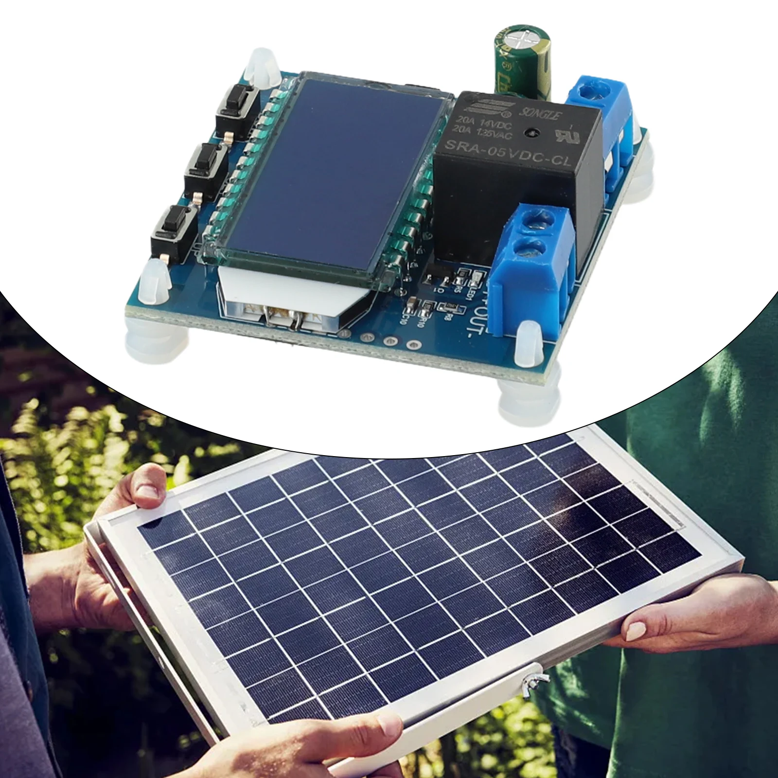 Модуль управления 6-60 В регулируемые параметры фиксирование перегрузки пластик