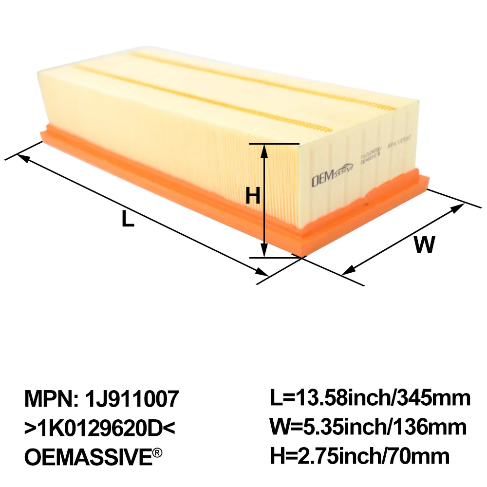 Автомобильный воздушный фильтр для двигателя A3 8P1 Sportback 8PA Caddy Passat Golf V 1K1 VI 5K1