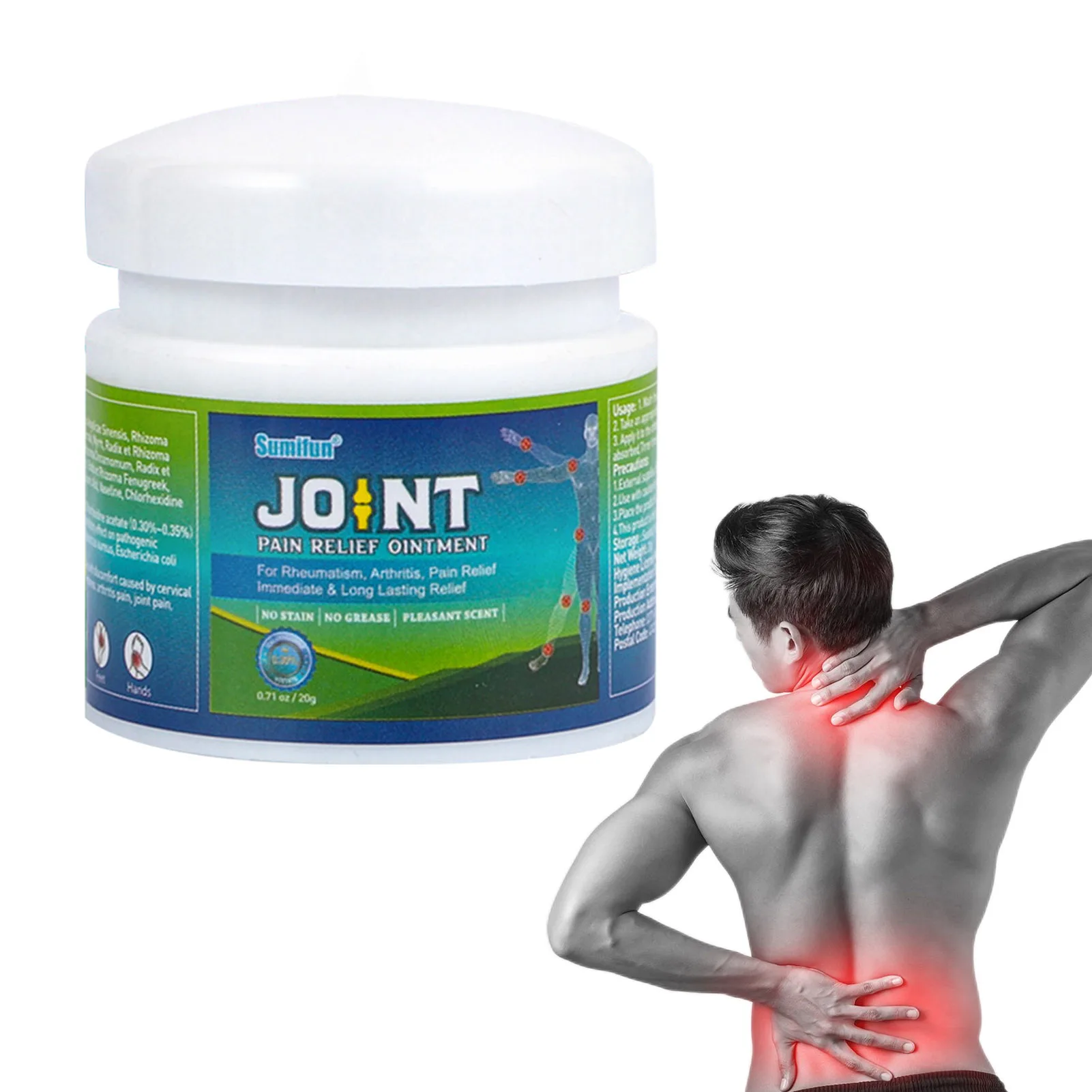

Relief Cream For Joint 0.7 Oz Cream For Muscle Relief Ointment With Radix Angelicae Sinensis And Rhizoma For Joints Knee