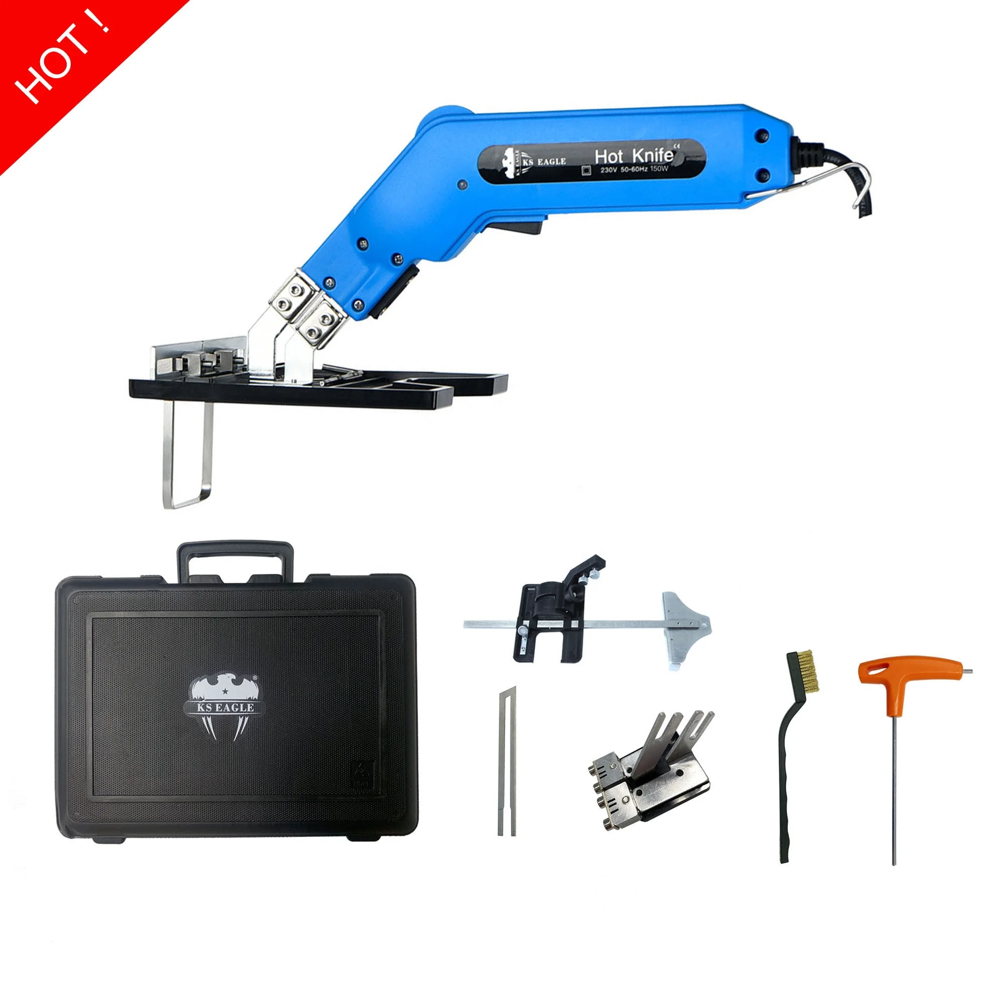 

250W US Plug Luxury Groover Kit Handheld Electric Foam Hot Cutter EPS EPE XPS Sponge Carving Knife Slotting Cutting Tool