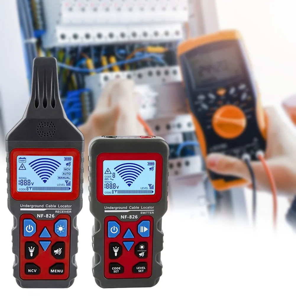

Underground Cable Tester Multifunctional LCD Cable Finder For Home