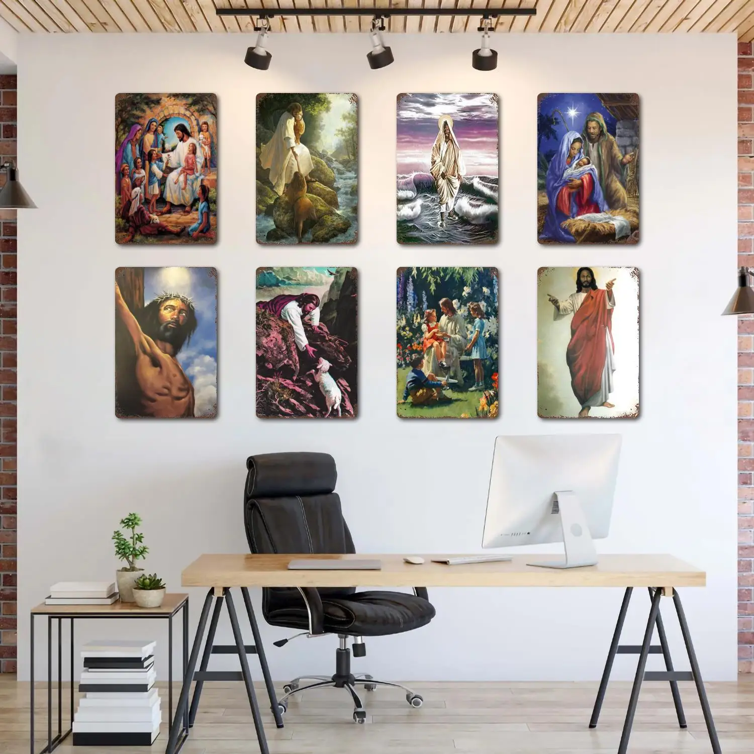 

Черные металлические знаки с изображением Иисуса для ТВ-шоу, металлические плакаты с надписью «капитан», декор для бара, паба, клуба, украше...