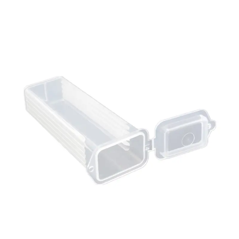 

Plastic Microscope Slide Mailer Glass Holder Storage Box Holds 5 Dispenser Box