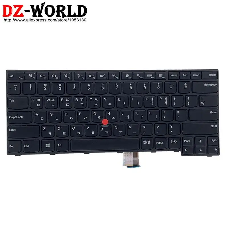 Клавиатура KR Корейская для ноутбука Lenovo Thinkpad E450 E450c E455 E460 E465 E470 E470C E475 04X6133 04X6173 04X6213