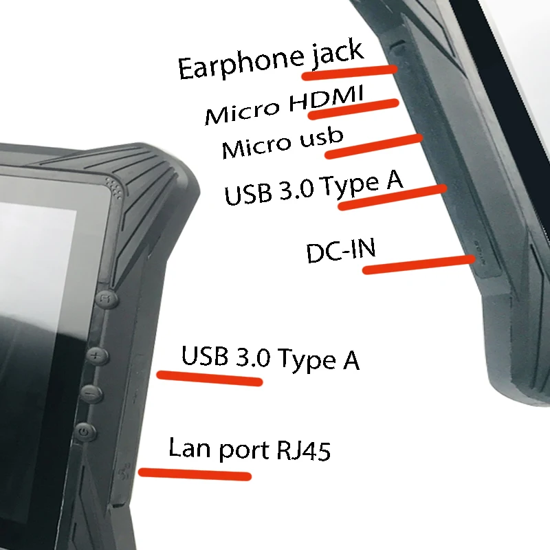 Фото Защищенный планшет Pipo X6 2026 года, 10,1 дюйма, IP67, 4G LTE FDD, GPS, для Windows 10 Pro (WinPad) №5