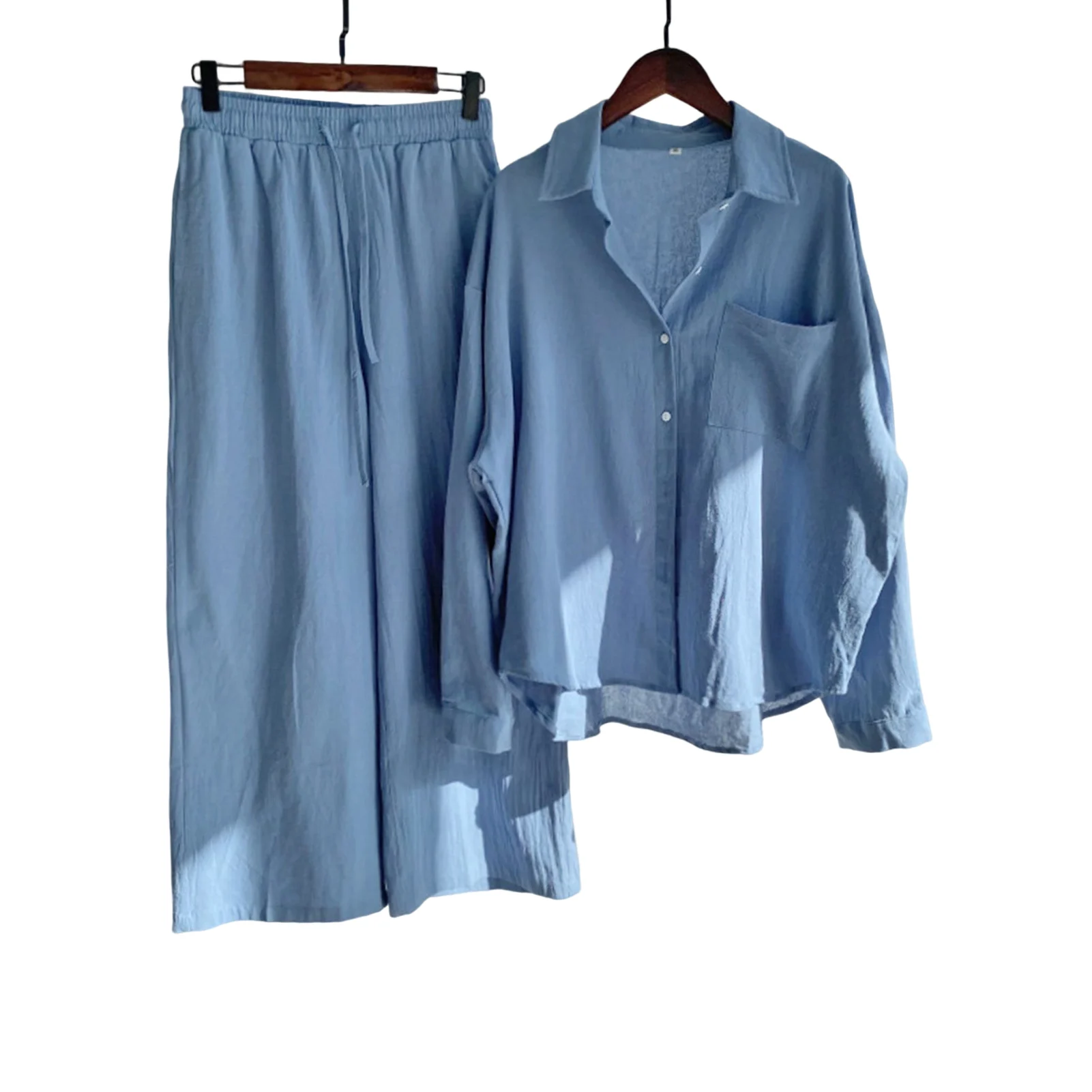 Женский комплект из 2 предметов: рубашка и брюки удобная для ношения подарок на