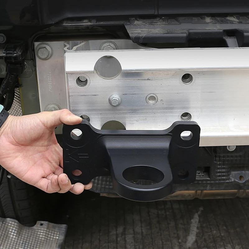 Фото 20-25 Land Rover Defender, защита крюка 90 110 130, кольцо прицепа, модификация крюка для буксирного кольца №2