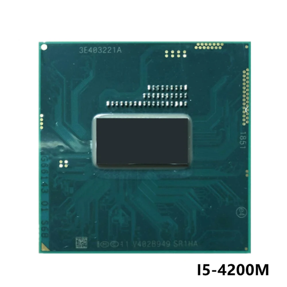 

Процессор Intel Core i5-4200M i5 4200M SR1HA 2,5 ГГц двухъядерный четырехпоточный процессор 3M 37W Socket G3 / rPGA946B