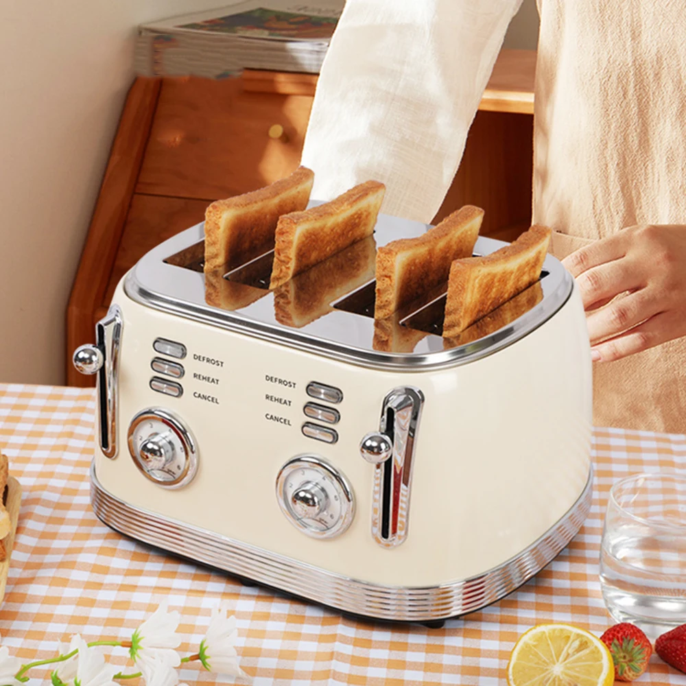 With 4 Slices Slot Automatic Warm Multifunctional Breakfast 