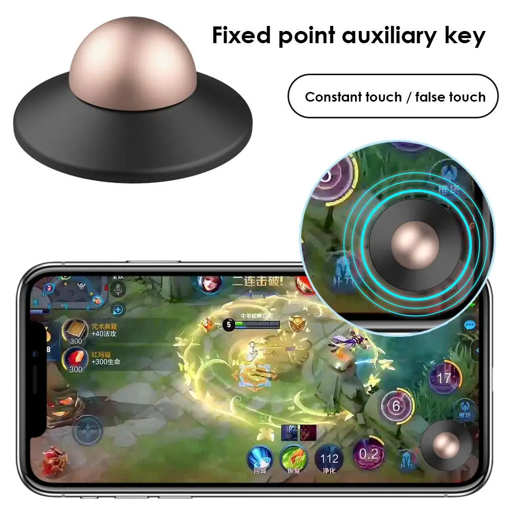 

1/2pcs Game Joystick Rocker Sucker Mini Portable Washable Gaming Button Controller Suction Cup For PUBG Knives Out Survival Rule