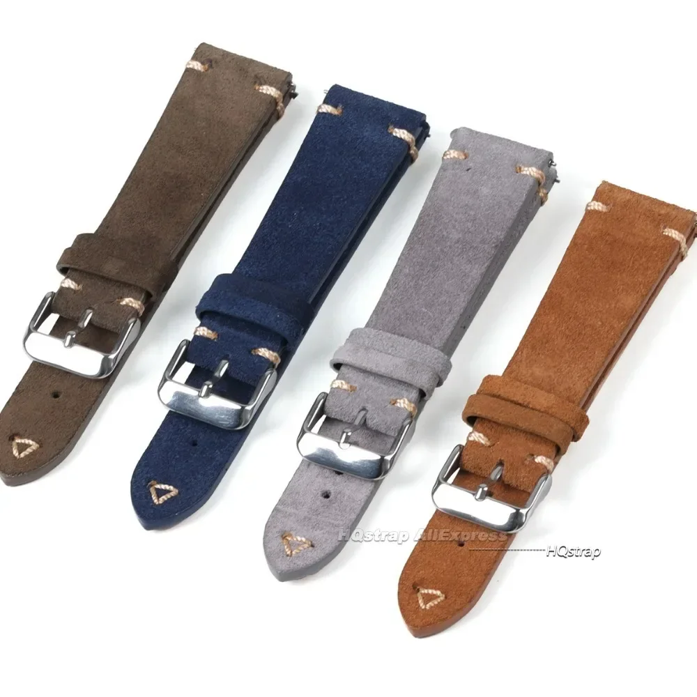 Ремешок из мягкой замши для Samsung Galaxy Watch 6 5 4 3 классический сменный Браслет Для Seiko