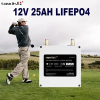12v 25ah lifepo4 battery pack lithium golf battery with bms and cigarette lighter portable super outdoor