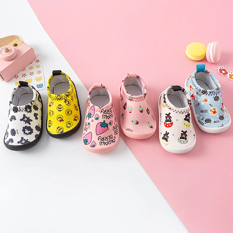 

Baby Shoes Children Sneakers Cotton Girl Babies Newborn for Toddlers Kids Boy Infant Casual First Walkers Print Non-slip Floor