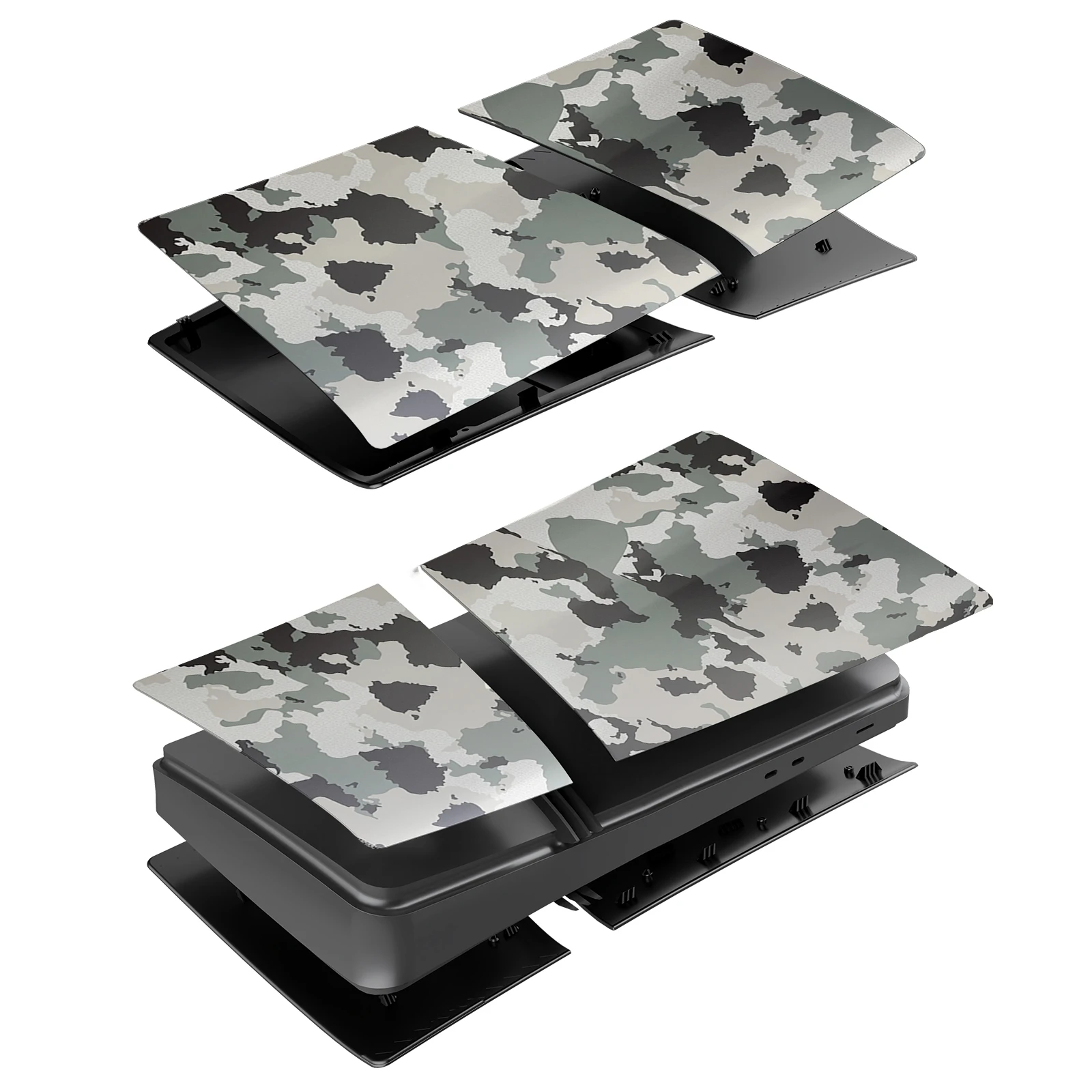 Фото Матовые накладки из ABS-пластика для PS5 Pro Digital Edition, совместимые с консолью PlayStation 5 Pro 2024 года №3