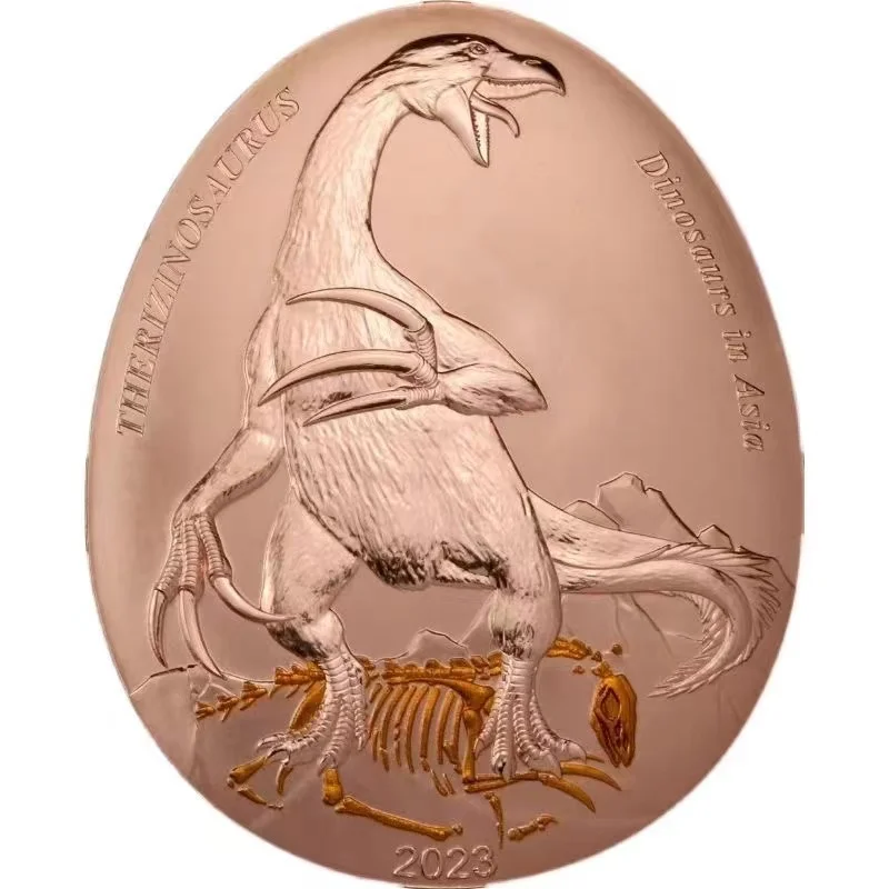 

2023 2022 Samoa 50*40MM Dinosaur Egg Asia 20 Cents Coin for Collectors Must-have Gifts Monedas