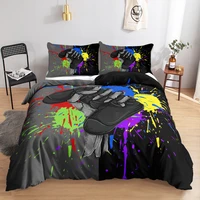 boy girls gamer 3d galaxy duvet cover set single double twinqueen 2pcs3pcs bedding sets universe outer space themed bed linen