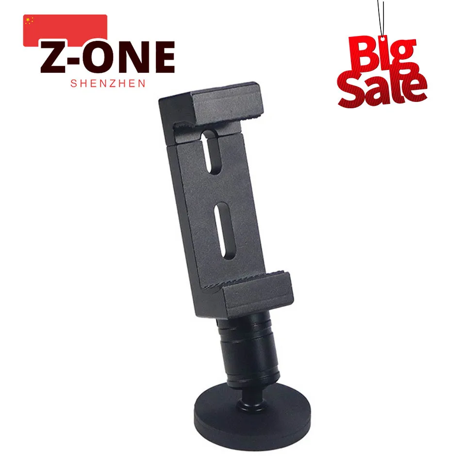 

Constant Damping Universal Ball Head Pan Tilt Metal Phone Clip Magnetic Suction Cold Shoe Interface With 360 Degree Rotation