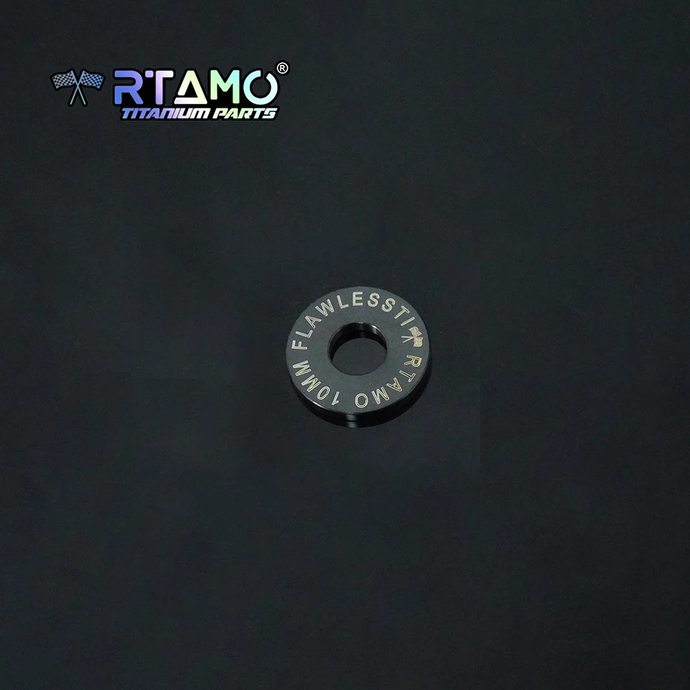 

RTAMO Титановая шайба Gr5 M10, большая плоская прокладка, для деталей велосипеда и мотоцикла