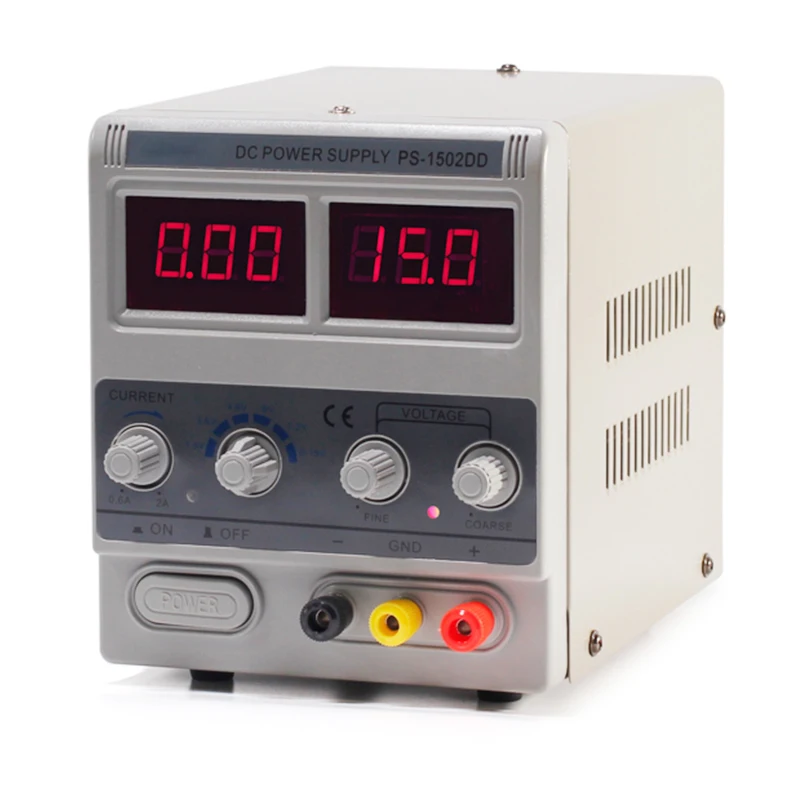 

Adjustable DC Regulated Power Supply Digital Display Small Size Mobile Phone Repair DIY Kit 12V 15V 2A Mobile Phone Repair Power